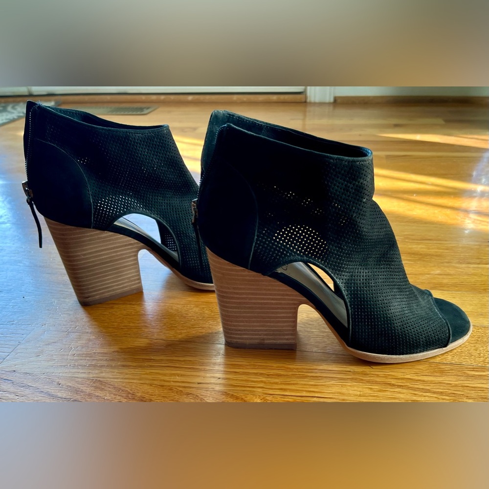 Vince Camuto peep toe wedge heels